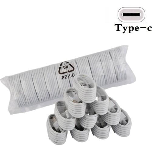 20Pcs/lot 8pin usb Type-c cable USB 3.1 Type C USB C cable USB Data Sync Charge Cable charger For samsung for phone X 8 7