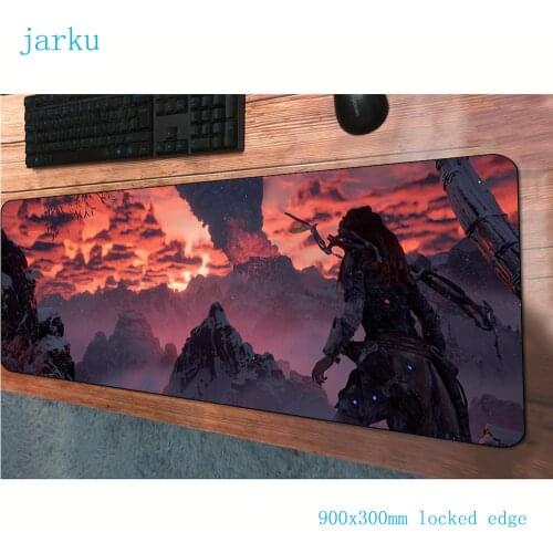 Horizon zero dawn mouse pad 900x300mm mats High quality Computer mouse mat gaming accessories big mousepad keyboard games gamer