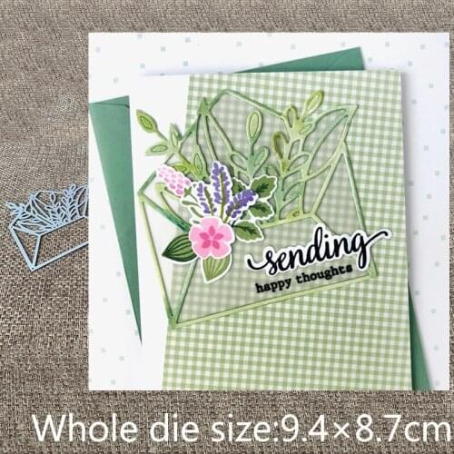 New Design Craft Metal stencil mold Cutting Dies leaves envelope decoration scrapbook die cuts Album Paper Card Craft Embossing