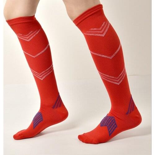 Men Women Compression Socks Breathable Pressure Circulation Anti-Fatigu Knee High Orthopedic Support Stretch Stocking 3 pairs