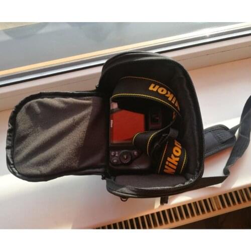 Nylon Camera Waterproof Bag Soft Carrying Case Bag For Canon EOS For Nikon D5200 D5100 Digital Camera Storage Bag B85B