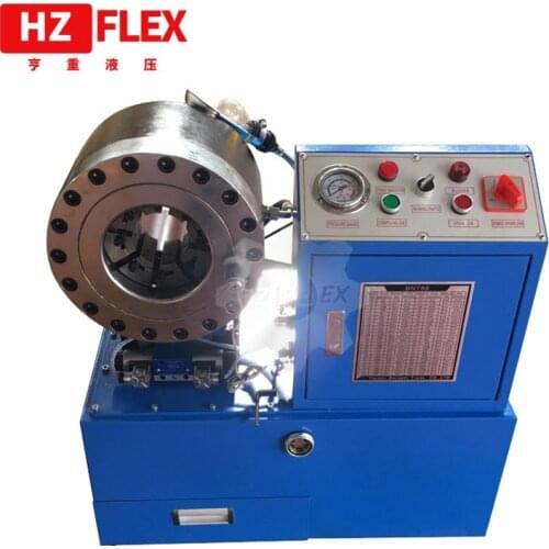 CE certification By sea Hydraulic Hose Crimping Machine with 10 Sets Dies 220/380V 1/4" to 2" 4SH/SP Crimping Machine HZ-68