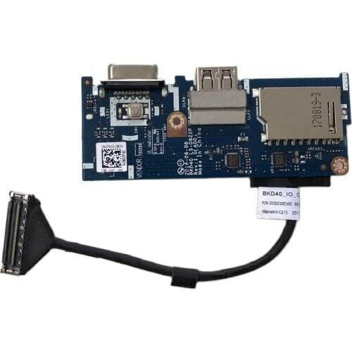 Original brand NEW For DELL vostro 14 5468 USB SD READER VGA POWER BUTTON BOARD LS-D822P CN-03RJG2 3RJG2 03RJG2