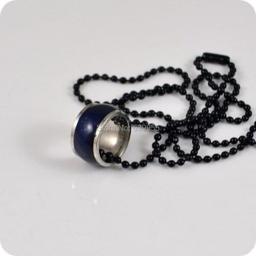 Blue Mood Stainless Steel Pendant Necklace Fashion jewelry