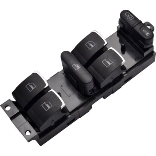 Power Window Control Switch Black Button For VW 99-04 GTI Golf 4 Jetta MK4 BORA BEETLE Passat B5 OEM 3BD 959 857