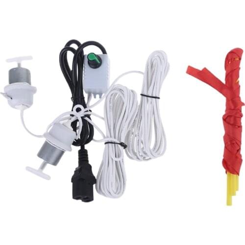 Bugs Repellent C13 Ceiling Fan with Speed Control 12V-85V and Speed Control ON OFF Switch 375cm Power Cable