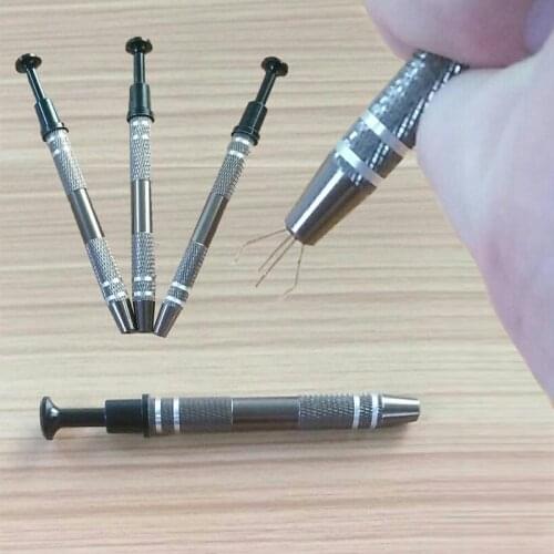 Precision Grabber IC Chip Components Catcher Clamping Clip Pick Up Tool Gripping Tiny Electronic Components On The Motherboard