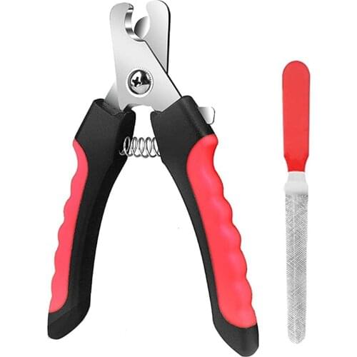 Professional Pet Cat Dog Nail Clipper Cutter Stainless Steel Grooming Scissors Pet Nail Grinder Animal Nailclippers Supplies