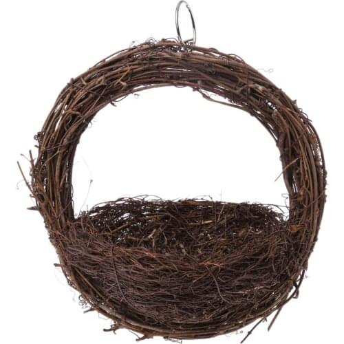 Bird Nest Hanging Handmade Bird Parrot Breeding Nest Egg Cage Accessories