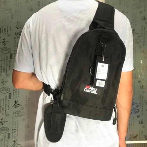 Fishing Waist Bag Waterproof Shoulder Multifunctional bag Lure Reel Line Hook Swivel Snaps Connector Storage Pack Original ABU