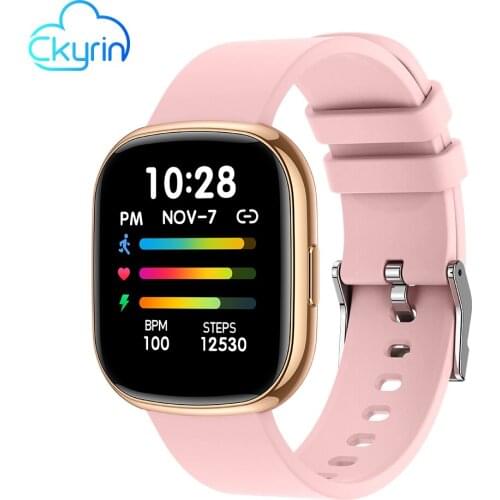 Ckyrin P52 Bluetooth 5.0 Smart Watches 1.3" Fitness Tracker Smartwatch Men Sport Bracelet Clock For Android IOS Apple Xiaomi