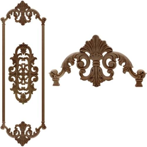 VZLX Wood Furniture Cutout Applique Paint Home Decor Vintage Garden Decoration Maison Accessories Miniatures Ornaments