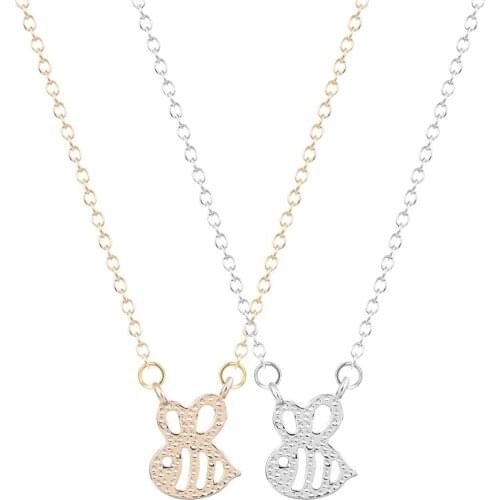 Handmade Unique Animal Bee Necklace For Women Super Fashion Animal Jewelry Special Gift Gold fashion Necklaces