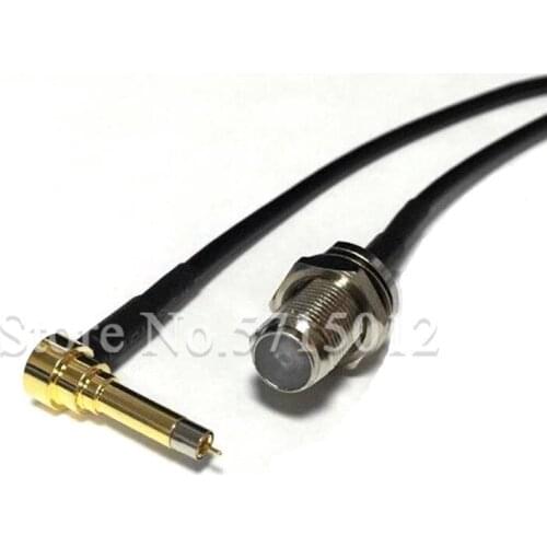 1pcs MS156 Test Head Turn to F Type Famale Head Socket Connector Adaptor 20cm Antenna Feeder Cable