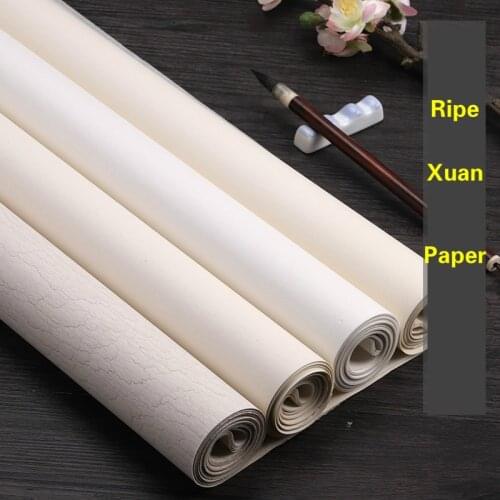 30 Sheets Mica Xuan Paper Chinese Ripe Rice Paper For Chinese Painting Calligraphy Papers Handicraft Supply Four Feet Carta Riso