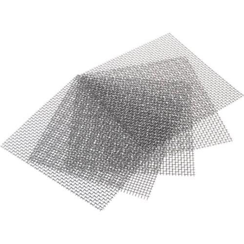 Aquarium Fish Tank Stainless Steel Wire Mesh Pad Plants Moss Net Decor 8x8cm New