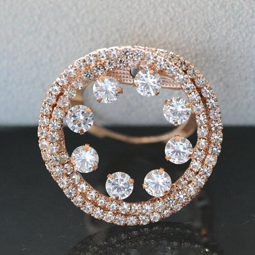 2018 Fashion Broochs Accessories Dual Purpose Exquisite Brooch AAA CZ Cubic zirconia Scarf Scarf Buckle Clip Flower Brooch Pin