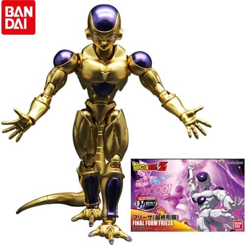 Bandai Dragon Ball Z Assembly Figure Rise Resurrection Golden Frieza Action PVC Collection Model Toy Anime Figure Toys For Kids