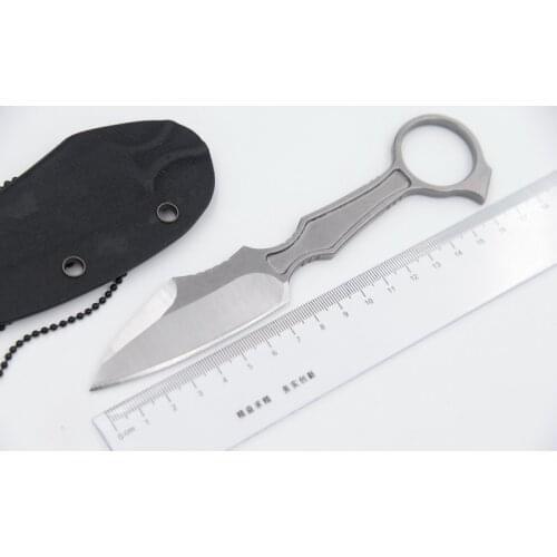JUFULE 2017 GITFO KYDEX Sheath Fixed Blade Hunting D2 Steel Tactical outdoor survival EDC tool camping dinner kitchen Knife