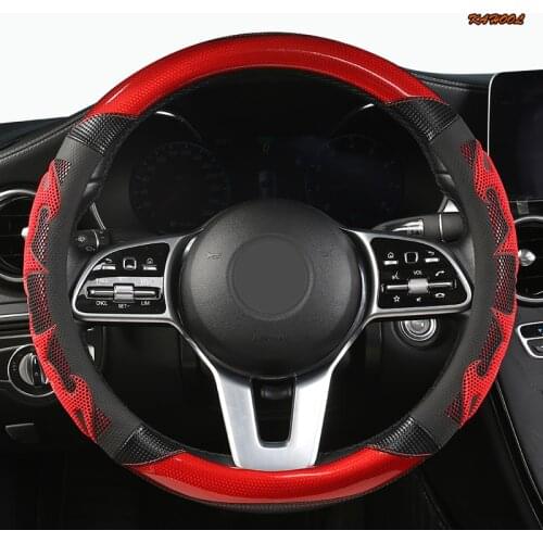 KAHOOL Microfiber Leather Car Steering Wheel Cover For Mercedes Benz W204 W205 W210 W211 W212 W203 W176 CLA GLA SLC