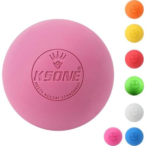 KSONE Massage Ball 6.3cm Fascia Ball Lacrosse Ball Yoga Muscle Relaxation Pain Relief Portable Physiotherapy Ball