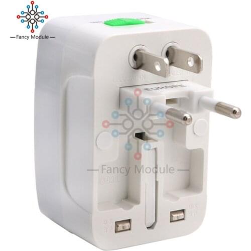 Hot-sale BINMER High Quality Gifts EU AU UK US To Universal World Travel AC Power Plug Convertor Adapter Socket