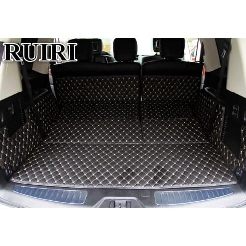 Best quality & Free shipping! Special trunk mats for Nissan Armada 8 seats 2018 durable boot carpets cargo liner for ARMADA 2017