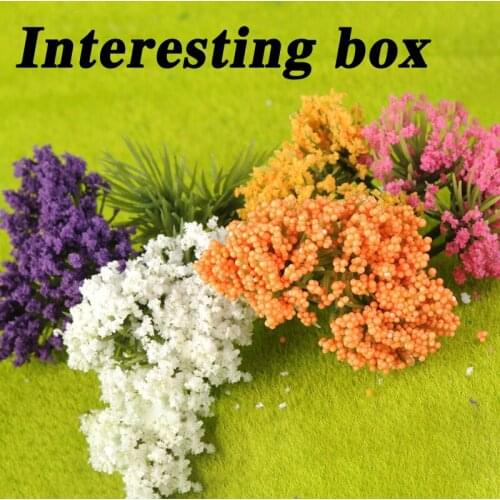 Sand table building model model tree outdoor model material thorn ball finished tree and trunk