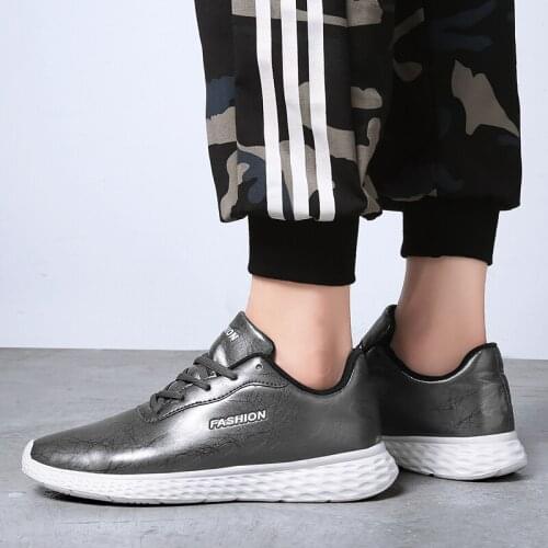 Men Leather Casual Shoes Sneaker Casual Shoes Fashion Men Zapatos Informales De Hombre Casuales Para Cuero Sneakers Shockproof