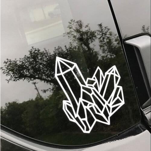 Quartz Crystal Cluster Car Decal Healing Crystals Smokey Quartz Heady Gypsy Boho Alchemy Geology Rocks And Minerals Sticker MT31