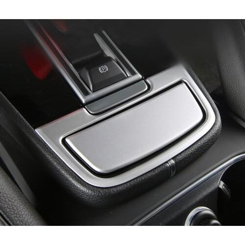 Car Styling Center Console Ashtray Panel Decoration Sticker Trim For Porsche Cayenne 2018 Central Carbon Fiber Color Accessories