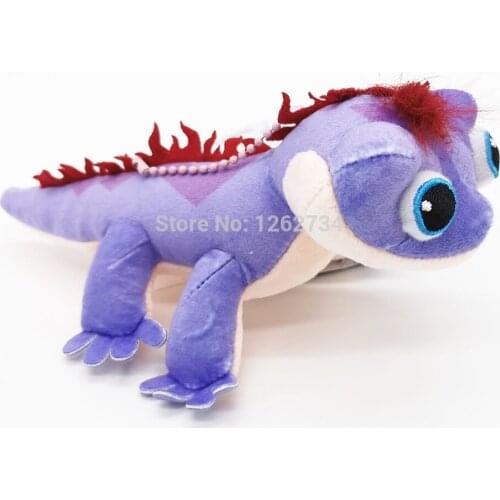 Bruni Salamander Purple lizard Fire Spirit 15CM Plush Keychain Pendant Figure Toy TYTJ