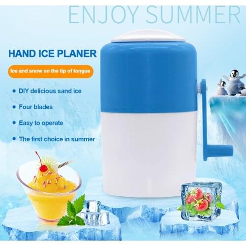 Portable Manual Ice Shaver Maker Crusher Chopper Crush Machine Hand Kitchen Tool This ice crusher is perfect for kitchen, bar