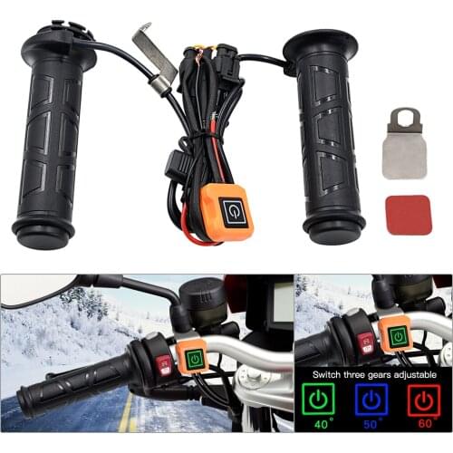Electric Heating Handlebar for Motorcycle Independent Switch Three-level Thermostat Convenient and Comfortable