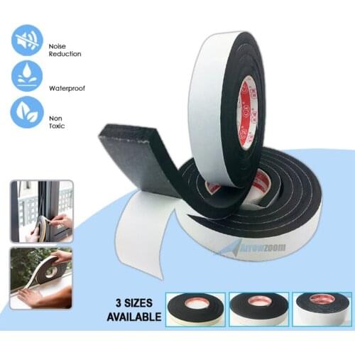 Arrowzoom Self-Adhesive Foam Weatherstrip Draught Excluder Door Window Seal Tape