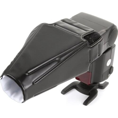 Foldable Speedlight Reflector Snoot Sealed Flash Gun Softbox Diffuser Beam Cloth