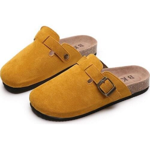 Couple Cork Slippers Women 2021 Fashion Outer Wear Baotou Indoor Womens Slippers Home Large Size All-match Female Shoes