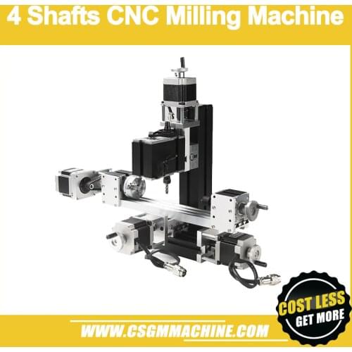 TCZ20005MTF 4 Shafts CNC Milling Machine/Mach3 CNC DIY Drilling & Milling Machine