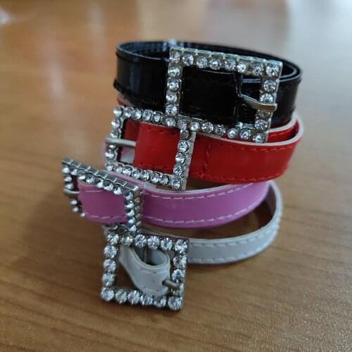 [wamami] 16# Pink Synthetic Leather Square Strap/Belt 1/4 MSD 1/3 SD DZ AOD BJD Dollfie