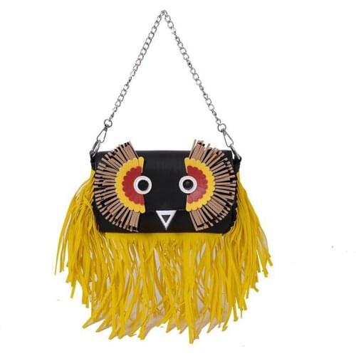 Bohemian Tassel High Quality Pu Leather Crossbody Bag Luxury Designer Women Bag Lady Shoulder Bag Summer Beach Handbag