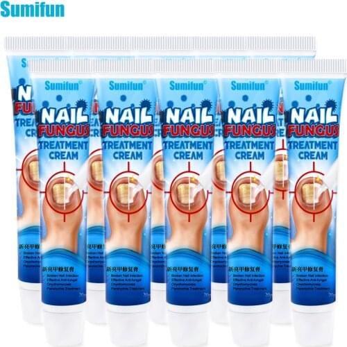 Sumifun 10pcs Nail Repair Treatmen Cream Nail Anti Remove Onychomycosis Fungus Infection Herbal Toe Antibacterial Ointment