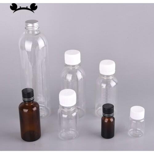 2pcs 50ML 100ML 150ML 250ML Plastic Bottle PET transparent Liquid Bottle Scale Water Bottle model building material