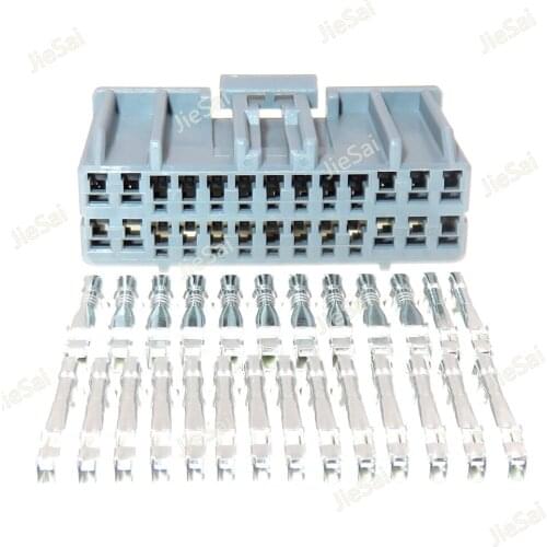 26 Pin 917992-6 917992 Automotive Wiring Connector With Terminals