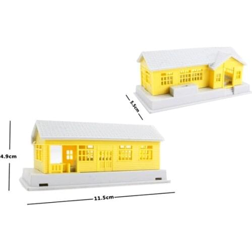 D510 train scene accessories electric rail train toys dedicated track houses (11.5 cm)2pcs/LOT Educational Boy/ Kids Toy