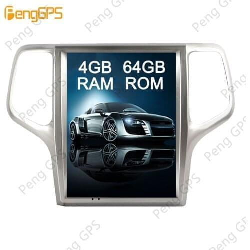 Android 9.0 Car Multimedia Player for Jeep Grand Cherokee 2008-2013 GPS Navigation Audio DVD Stereo Vertical Screen HD Headunit