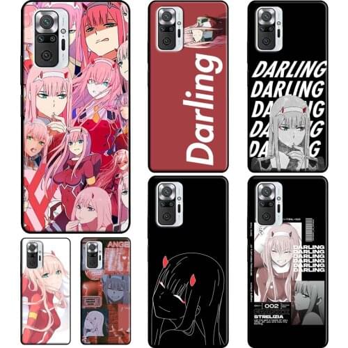 Zero Two Darling in the Franxx For Xiaomi Redmi Note 10 7 8 9 Pro Note 9S 8T Case For Redmi 9A 8A 7A 9 9C 9T K40 Cover
