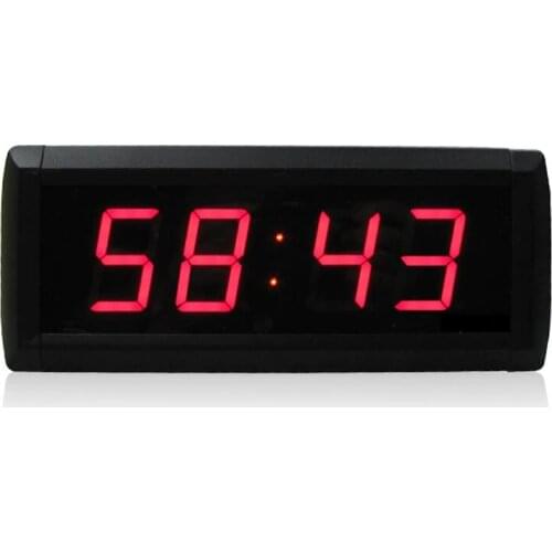 LED Countdown Clock Countdown Count Up in Minutes Seconds or Seconds Hundredth of a Seconds 1.8inch Digital High With Remote