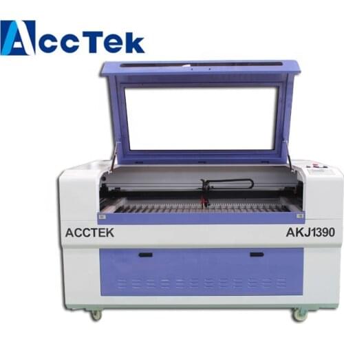 Cnc laser engraving machine AKJ1390 laser cutting head cnc router laser cutter