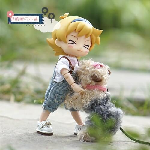 OB11 doll shoes cute bow hollow carving flower Candy color sweet carved shoes cloth clay GSC doll shoes accessories