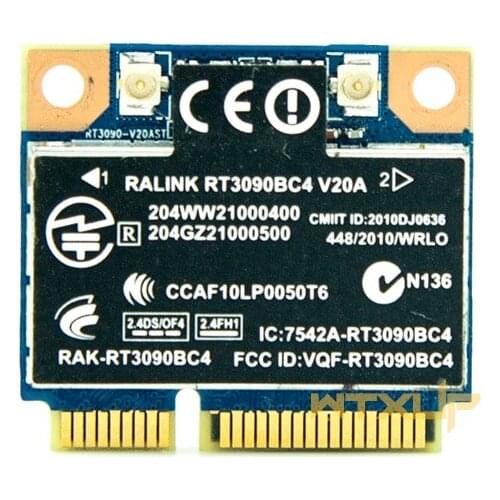 SSEA Wholesale for Ralink RT3090BC4 RT3090 802.11n Bluetooth 3.0 Half Mini Card for HP SPS 602992-001 300Mbps Free Shipping